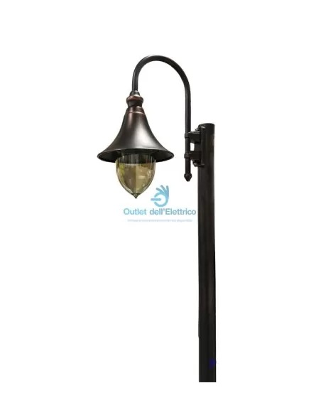 Moretti Luce 861.14.6 Poste h.143 - cobre negro 1xE27